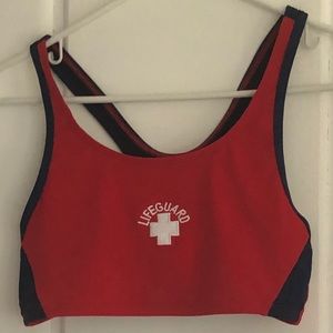 lifeguard bikini top! (NOT PacSun)